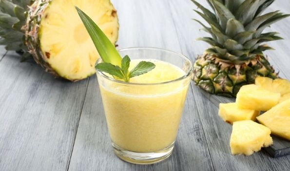 Ingwer-Ananas-Smoothie reinigt den Körper effektiv von Giftstoffen